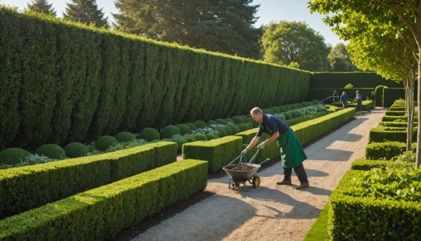 Un jardin paysager demande un entretien suivi