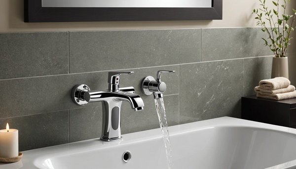 Élégance et gain de place avec le robinet mural baignoire thalassor